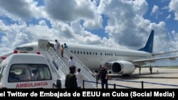 Vuelo de deportación desde Estados Unidos en una imagen de archivo